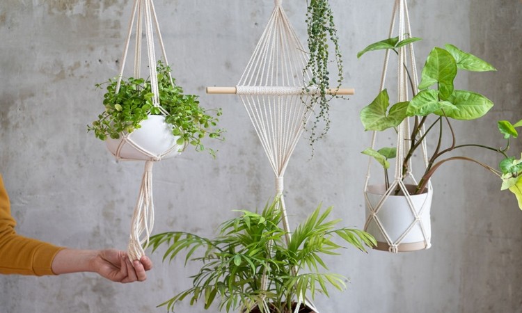 Macrame Flower Hanging Basket: DIY Video And Craft Instructions