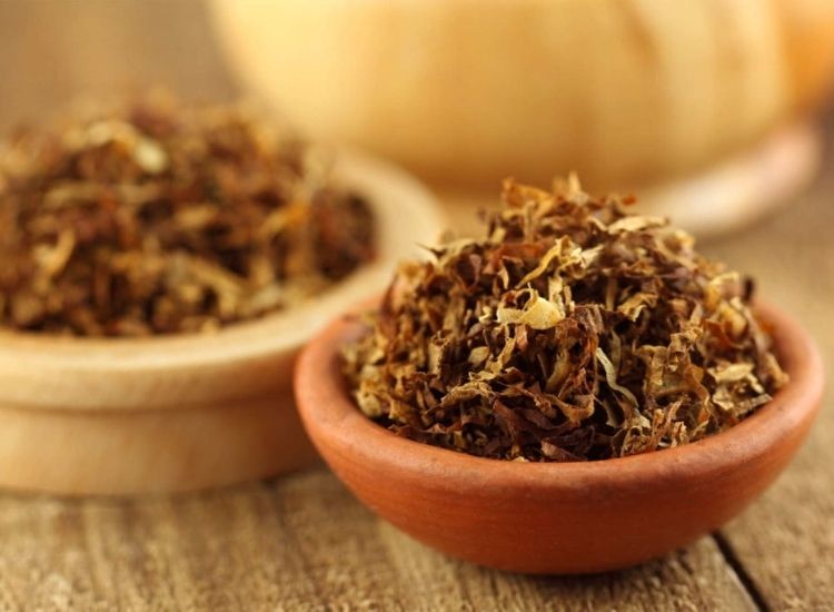 After fermentation, the leaves can be processed into cigars, cigarettes, shisha tobacco, or the like